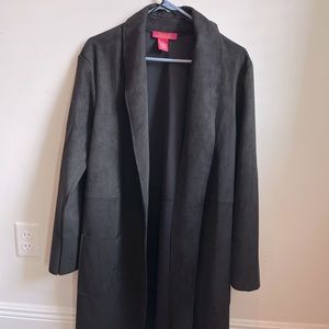 Catherine Malandrino Faux Leather Suede Jacket